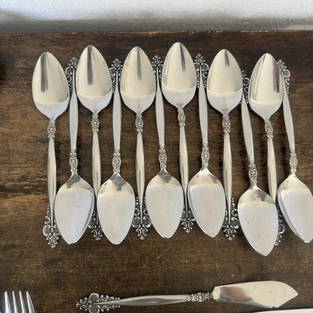 Vintage Stanley Roberts SRB-139 Flatware Lot Stainless Japan 39 Pieces‎ MCM